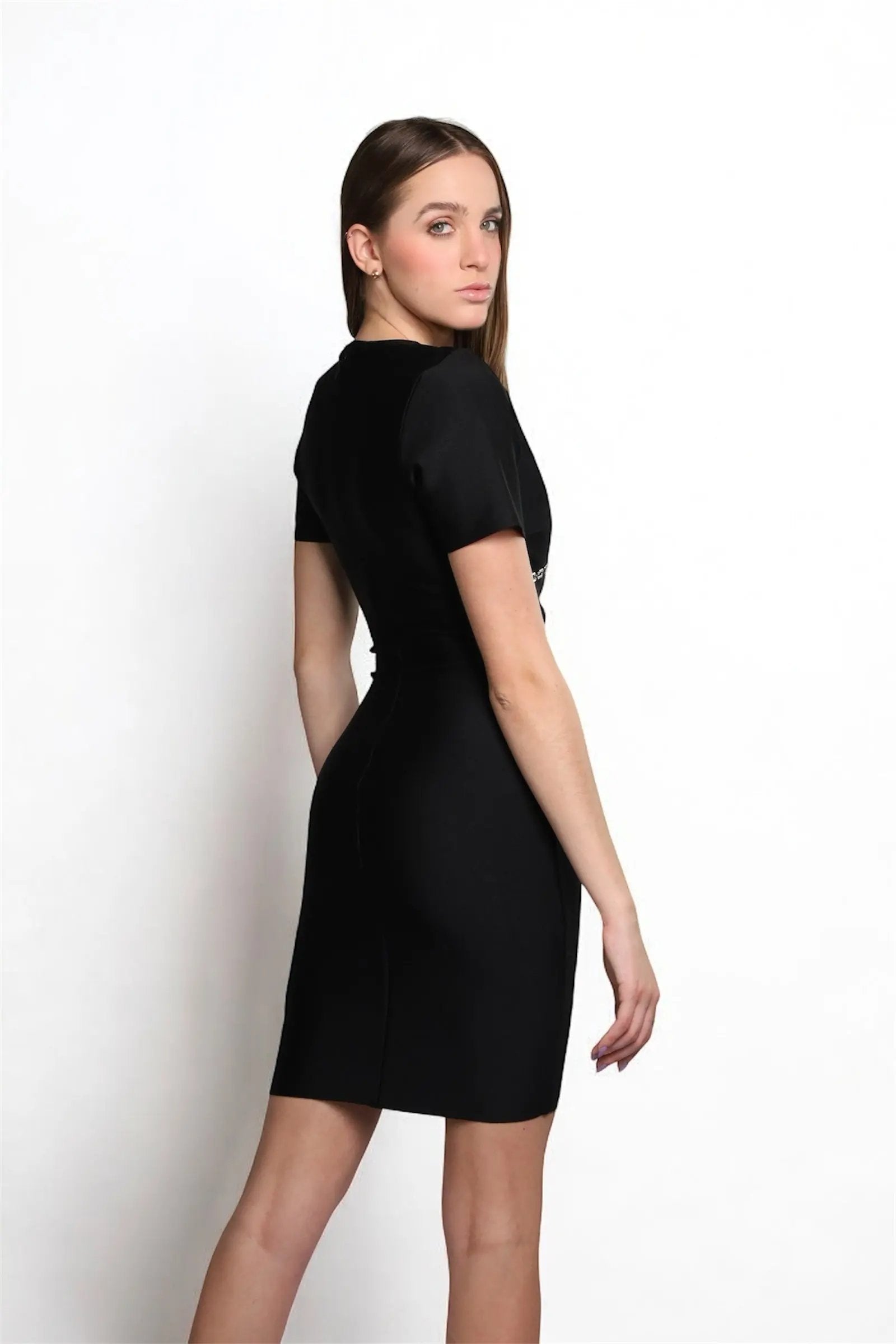 mini dress black