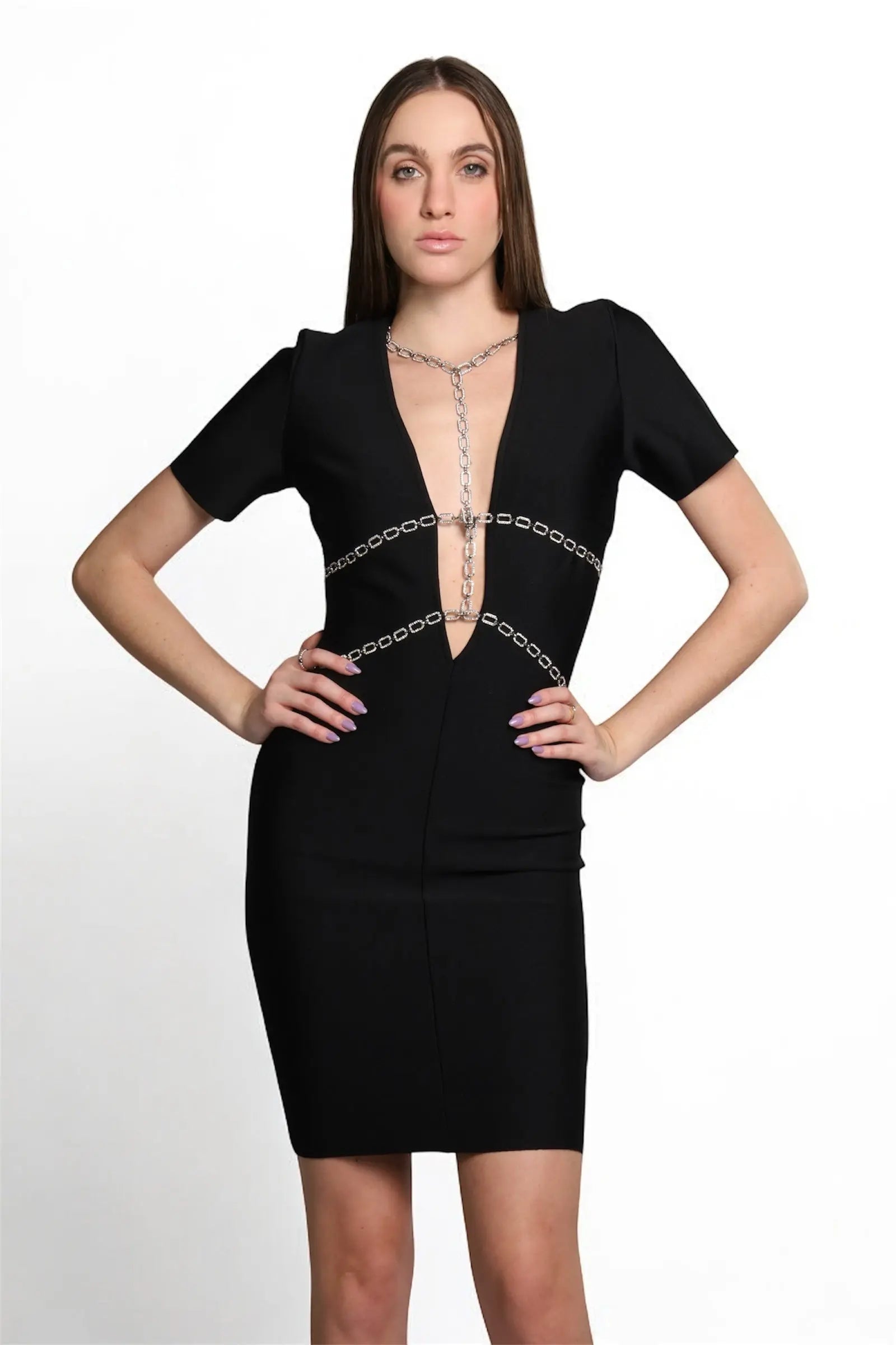 mini dress black