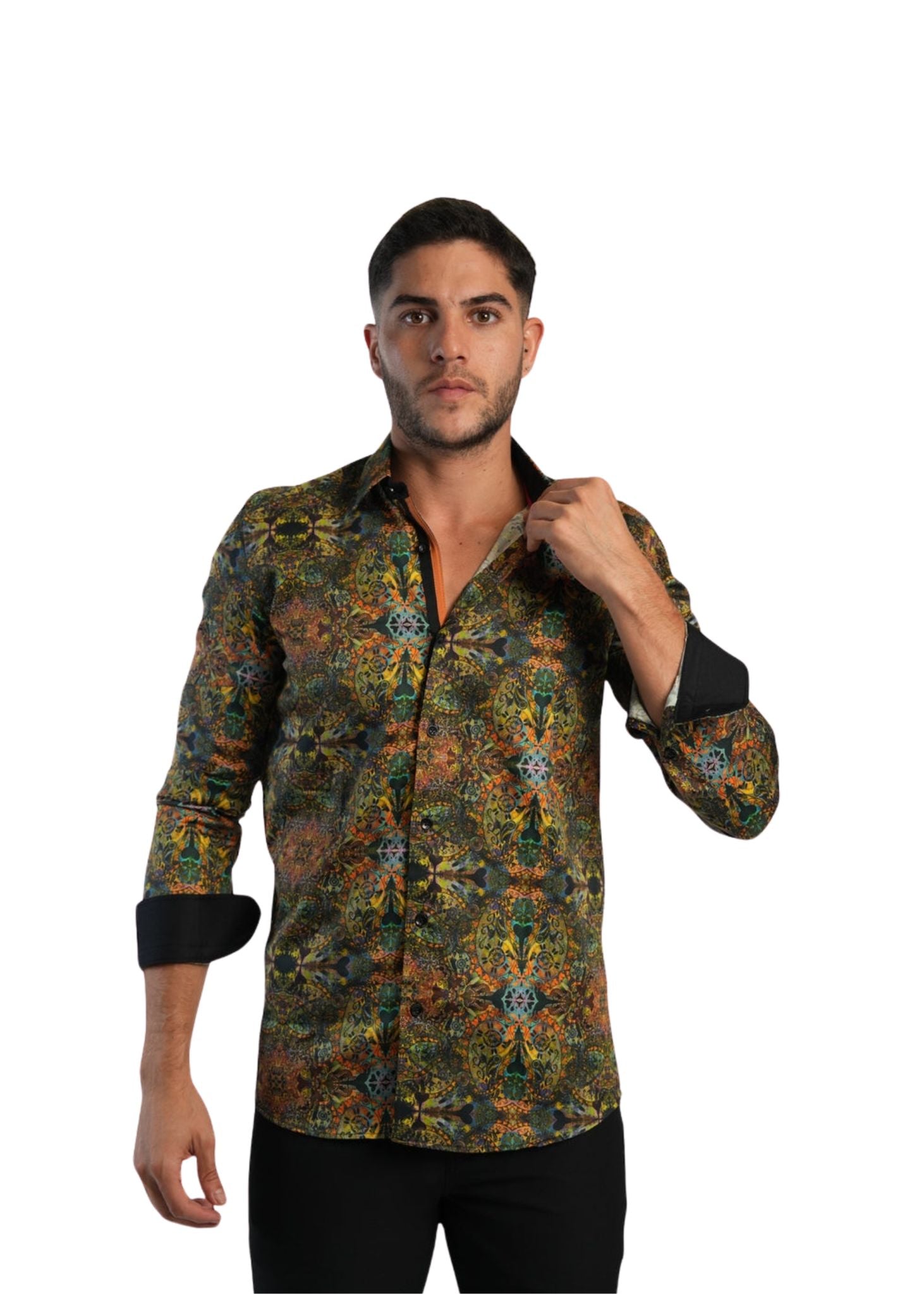 bronze color shirt