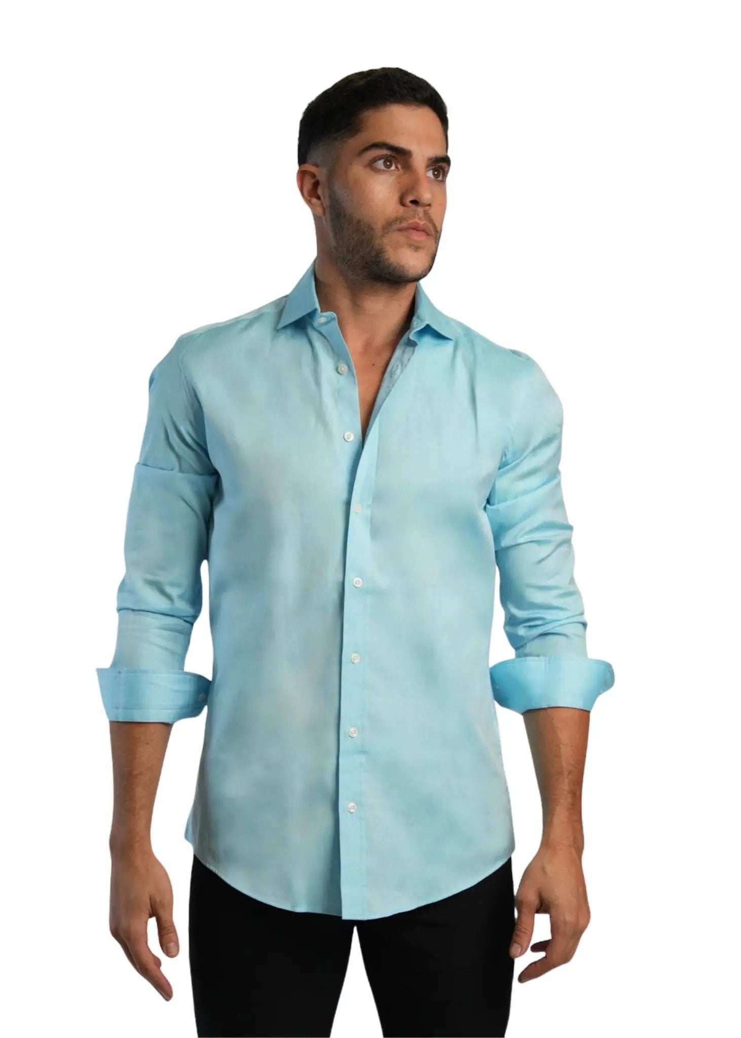aqua shirt