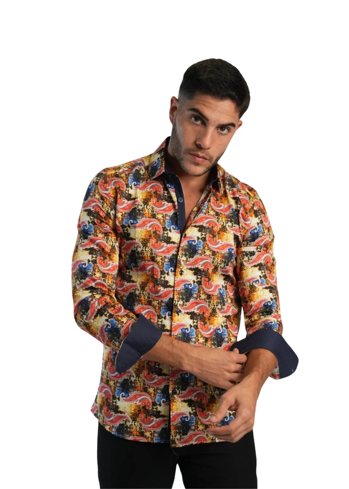 button down shirt for men