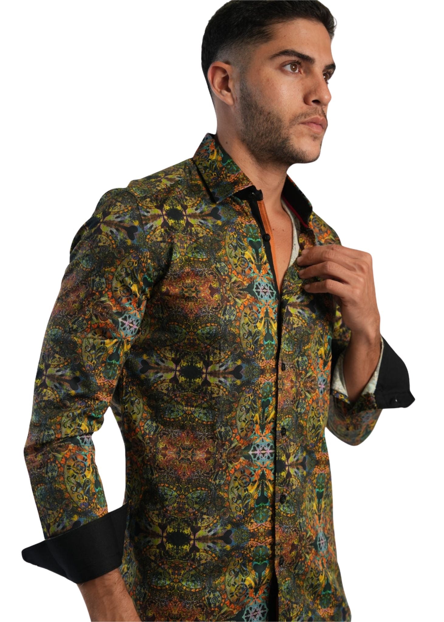 bronze color shirt