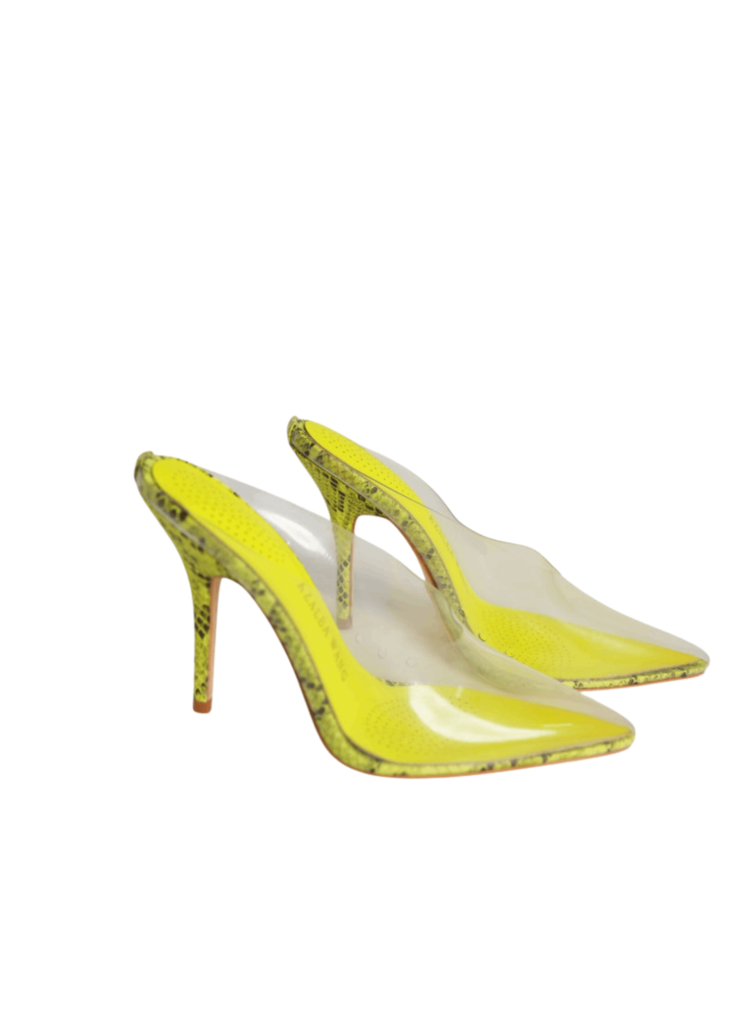 SNAKESKIN SLIP-ON MULE HEEL
