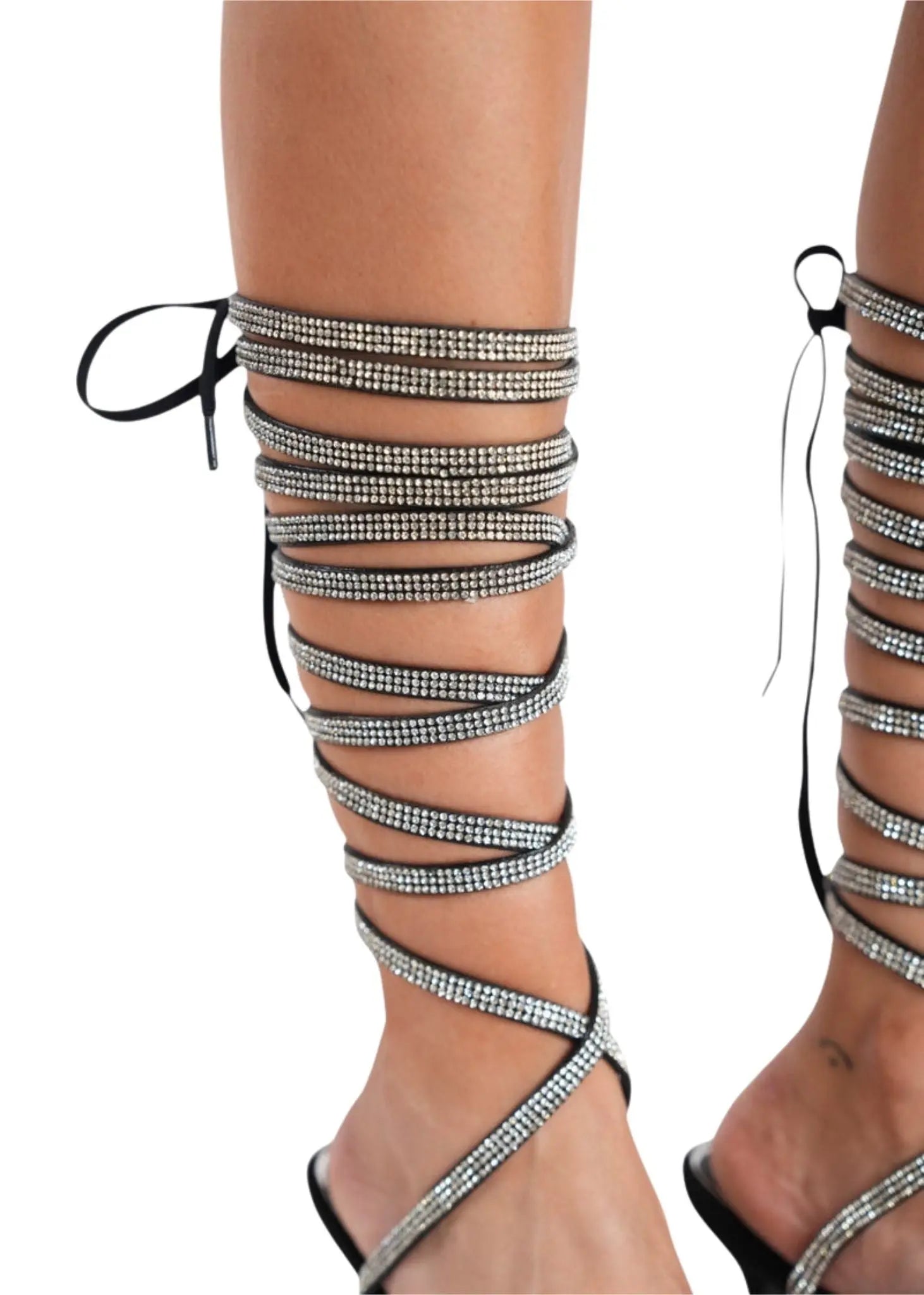 CHLOÉ LACED STILETTO HEEL