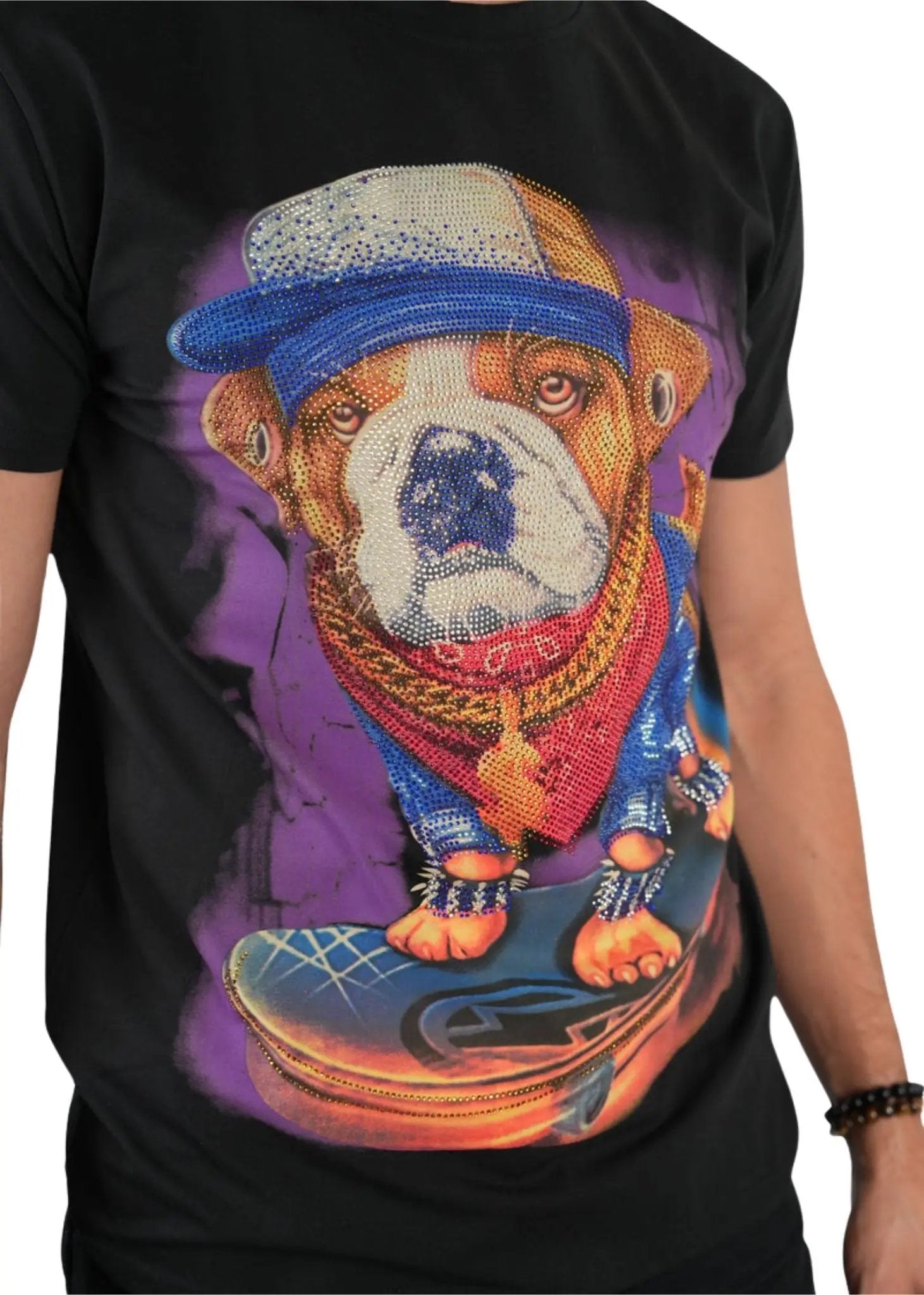 bulldog graphic tee
