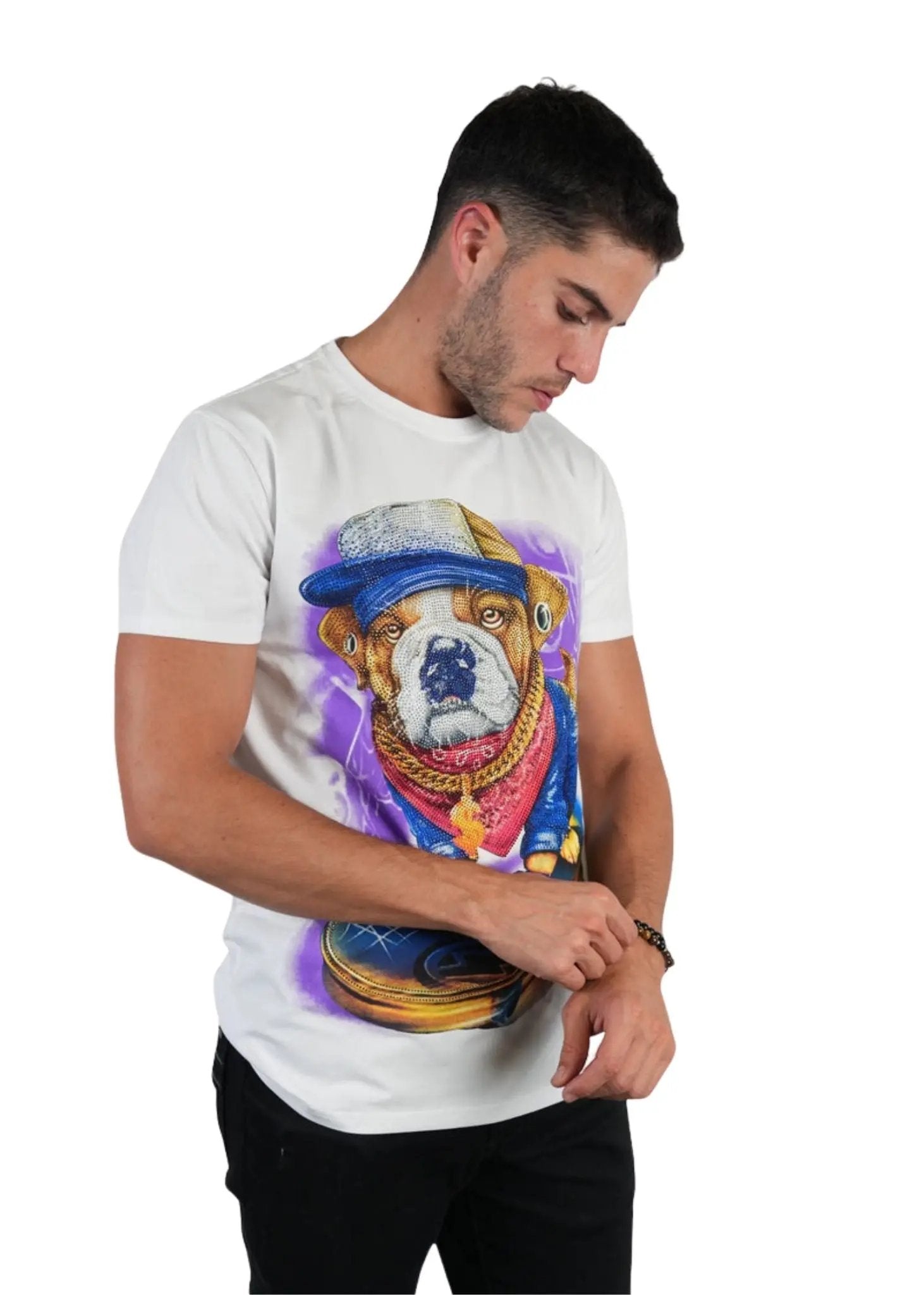 bulldog graphic tee
