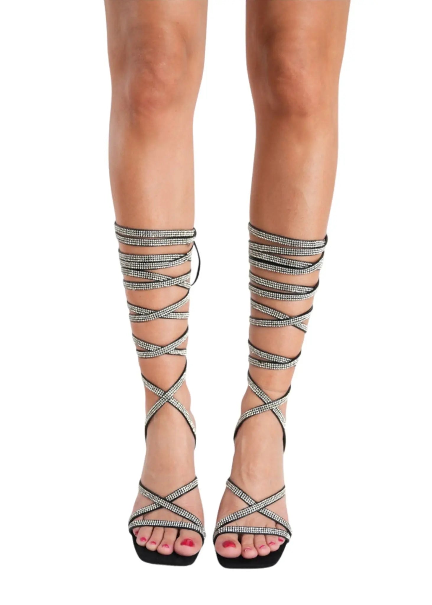 CHLOÉ LACED STILETTO HEEL