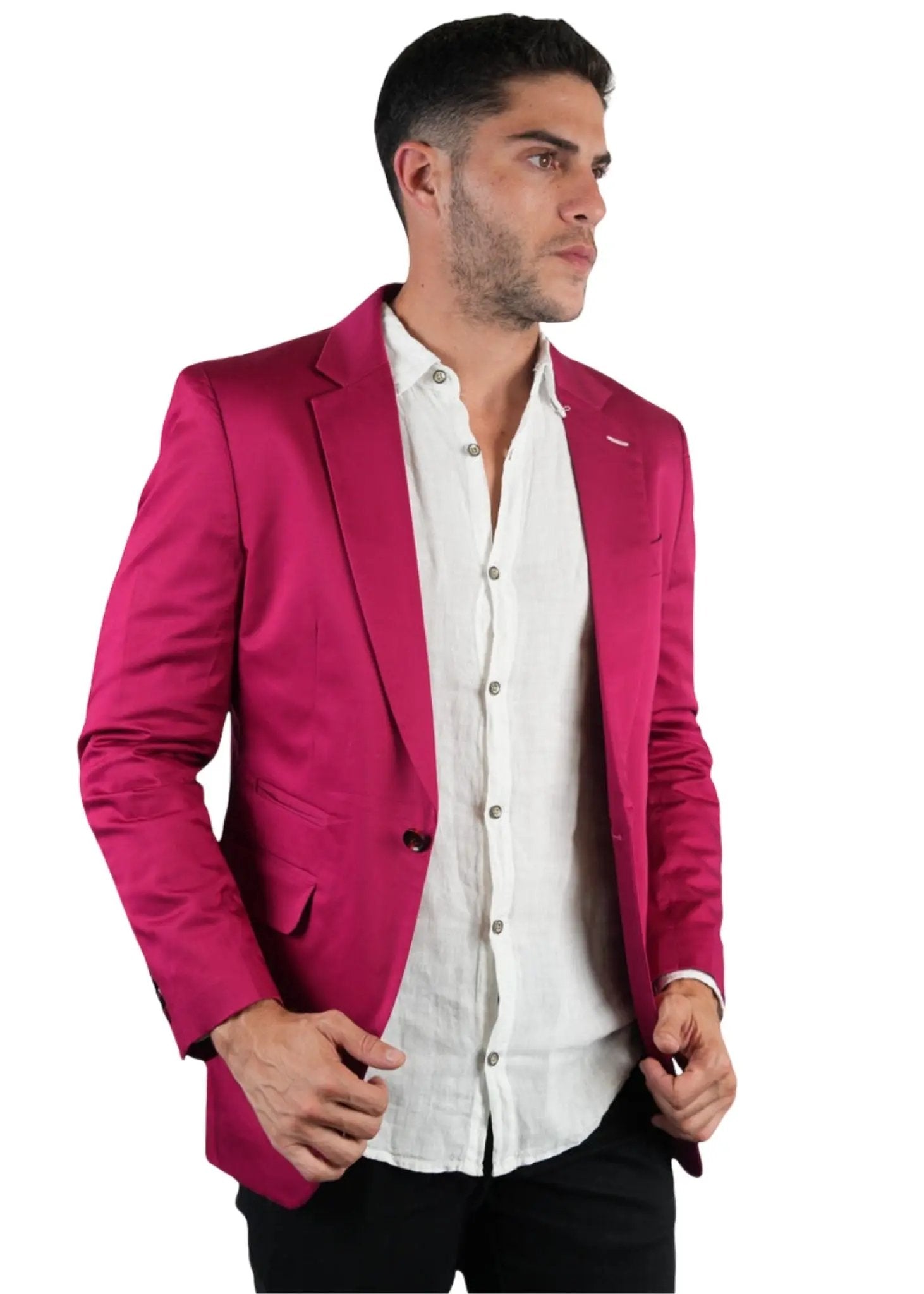 satin blazer