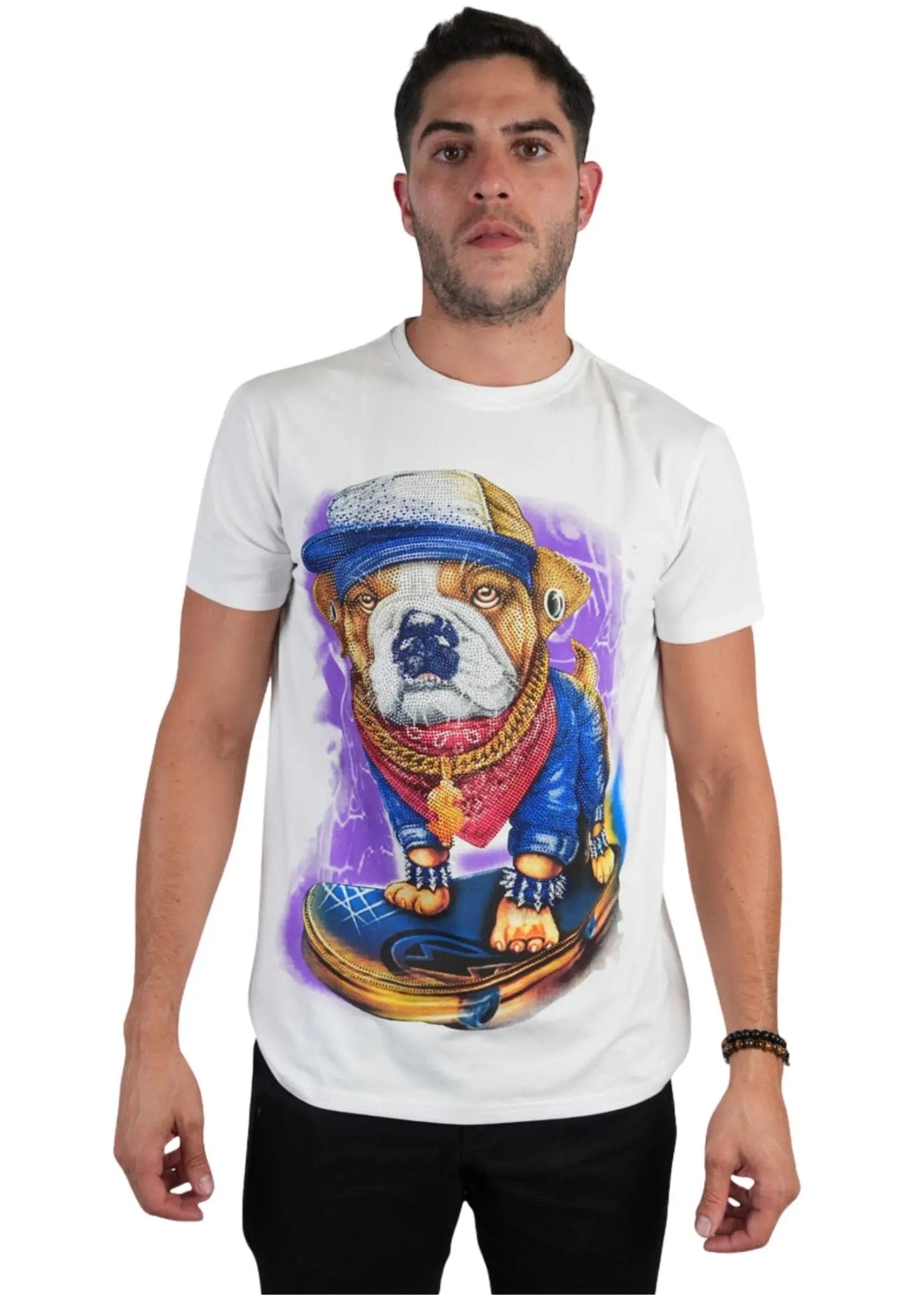 bulldog graphic tee