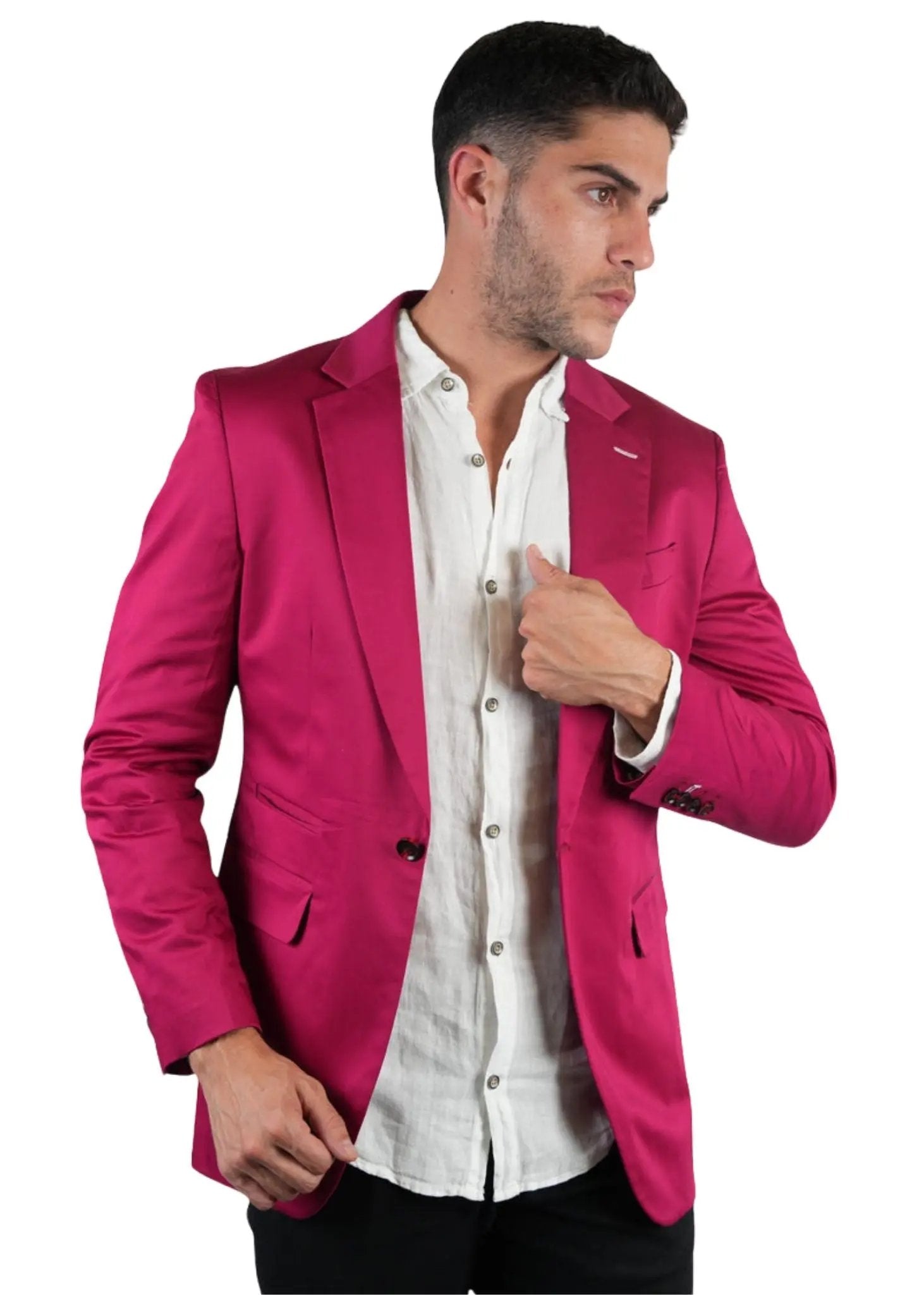 satin blazer
