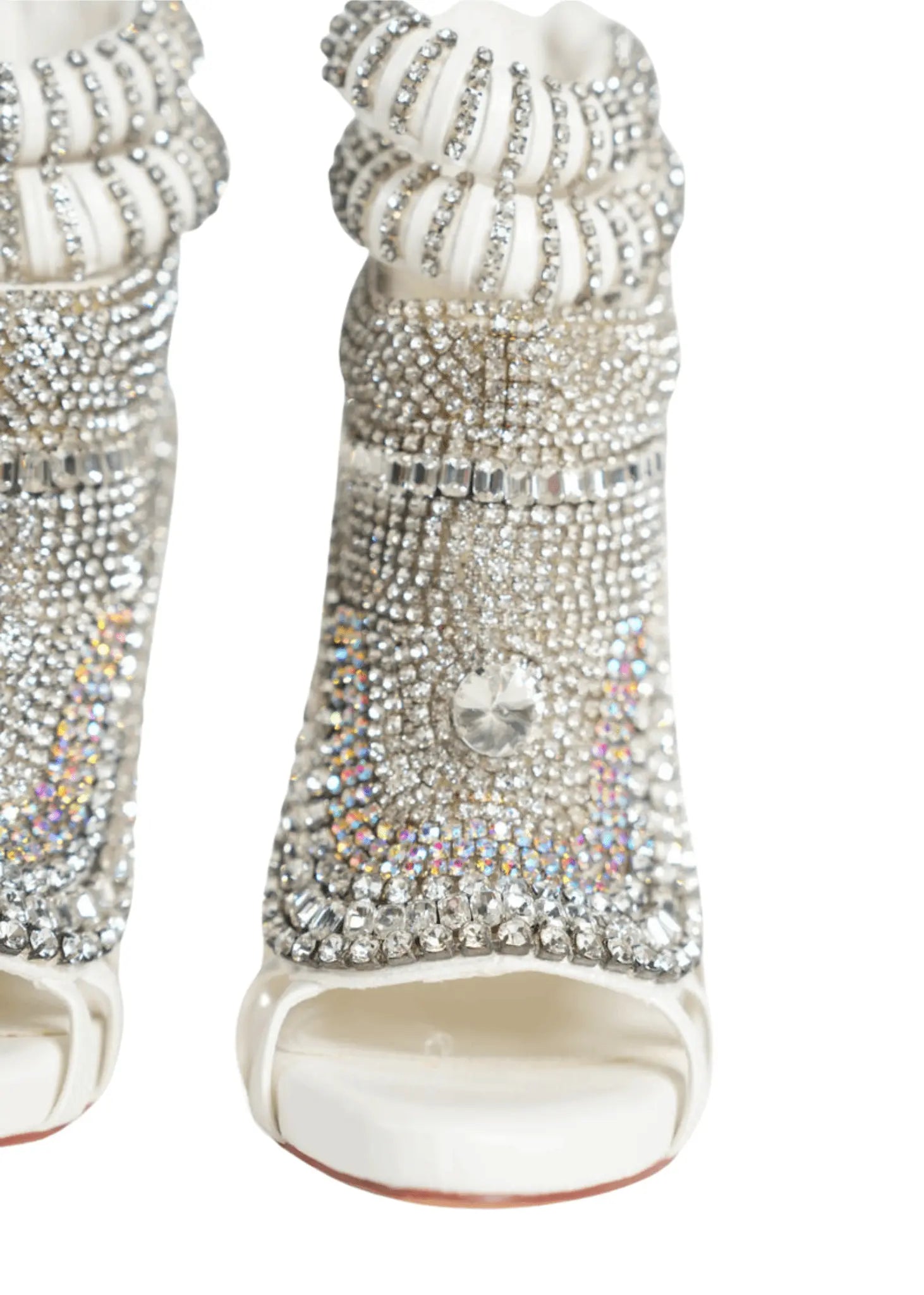 LA CAGE CRYSTAL ZIP HEEL Valiant Paris