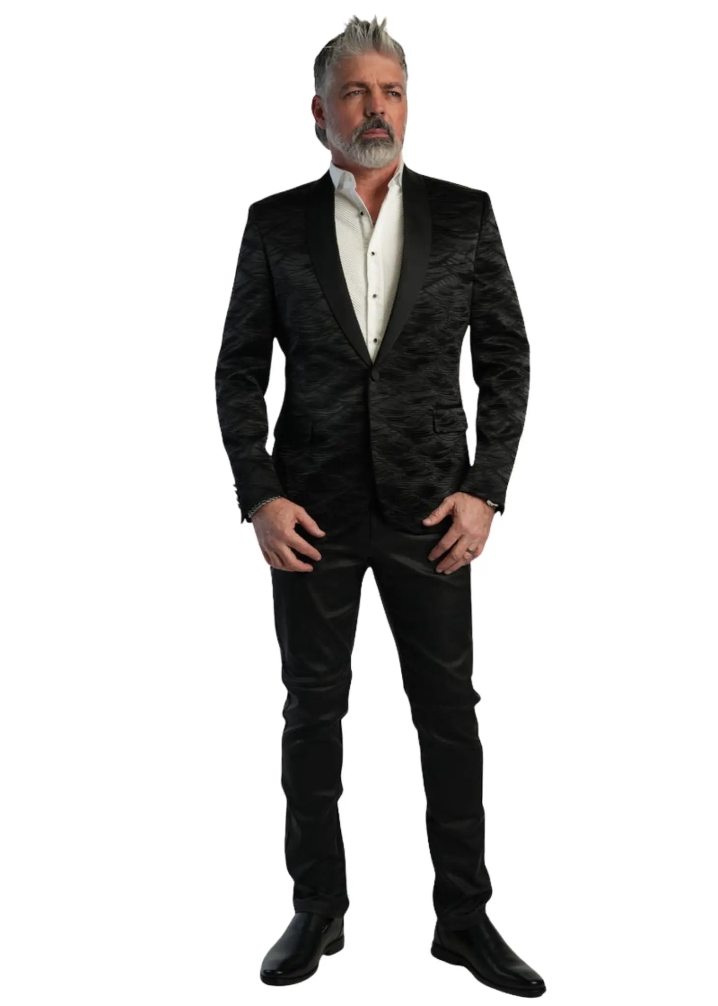 MEN'S SATIN TUXEDO BLAZER Valiant Paris