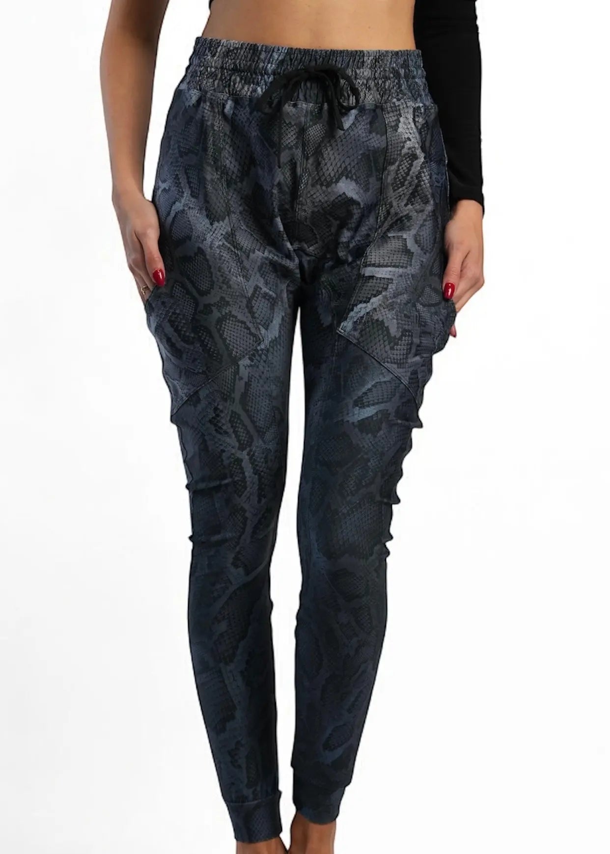 snakeskin jogger