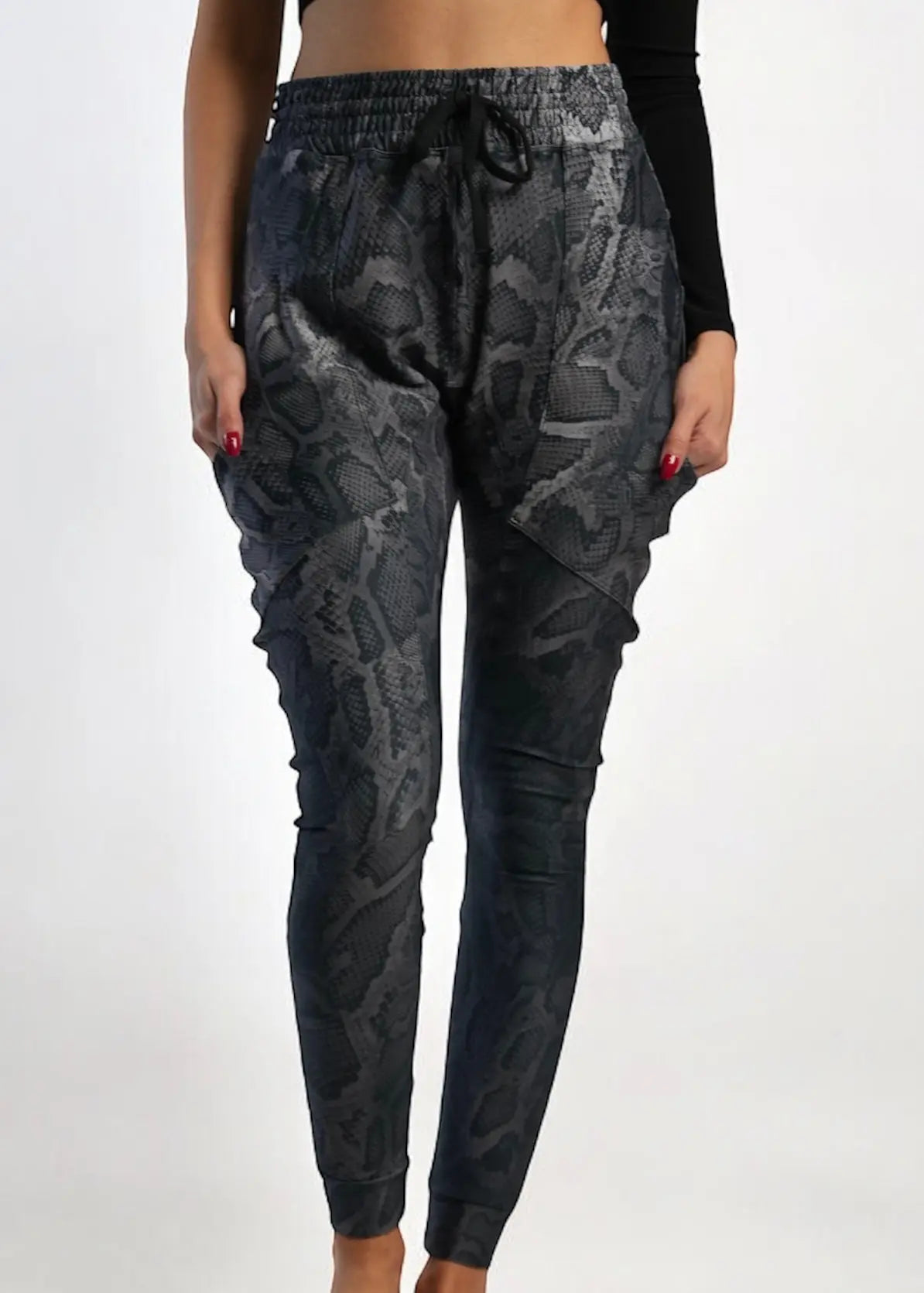 snakeskin jogger