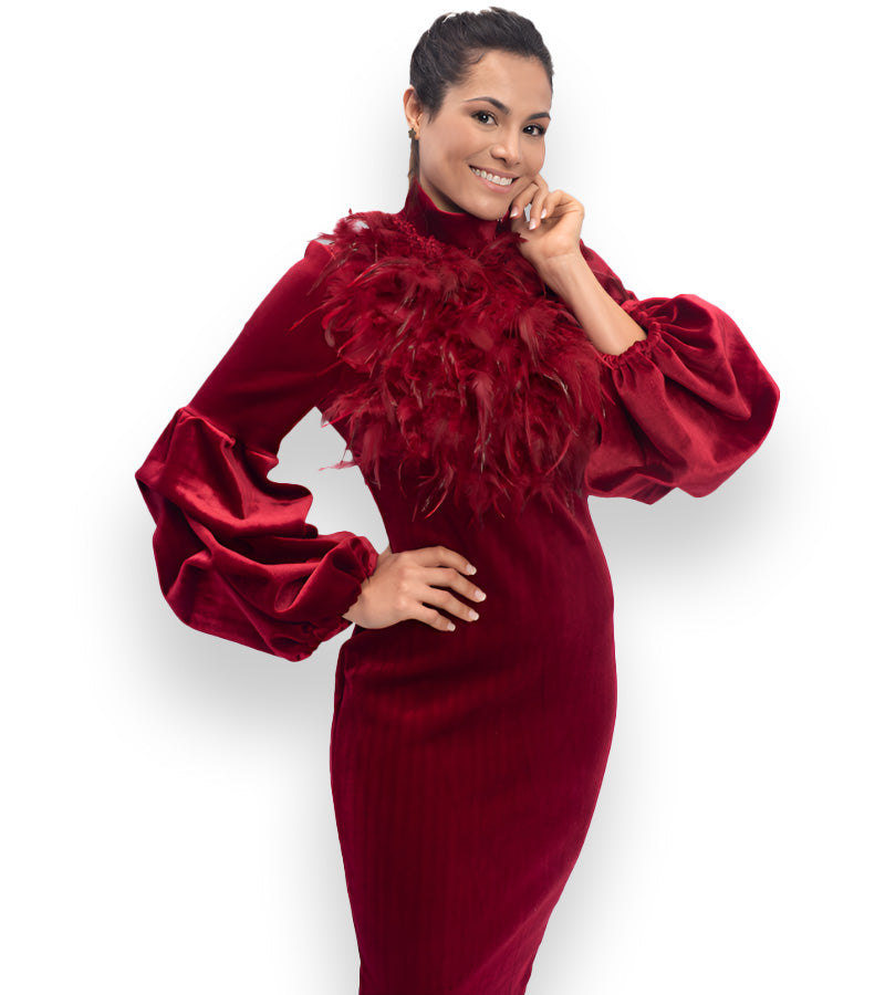 Glamorous Short Red Dress