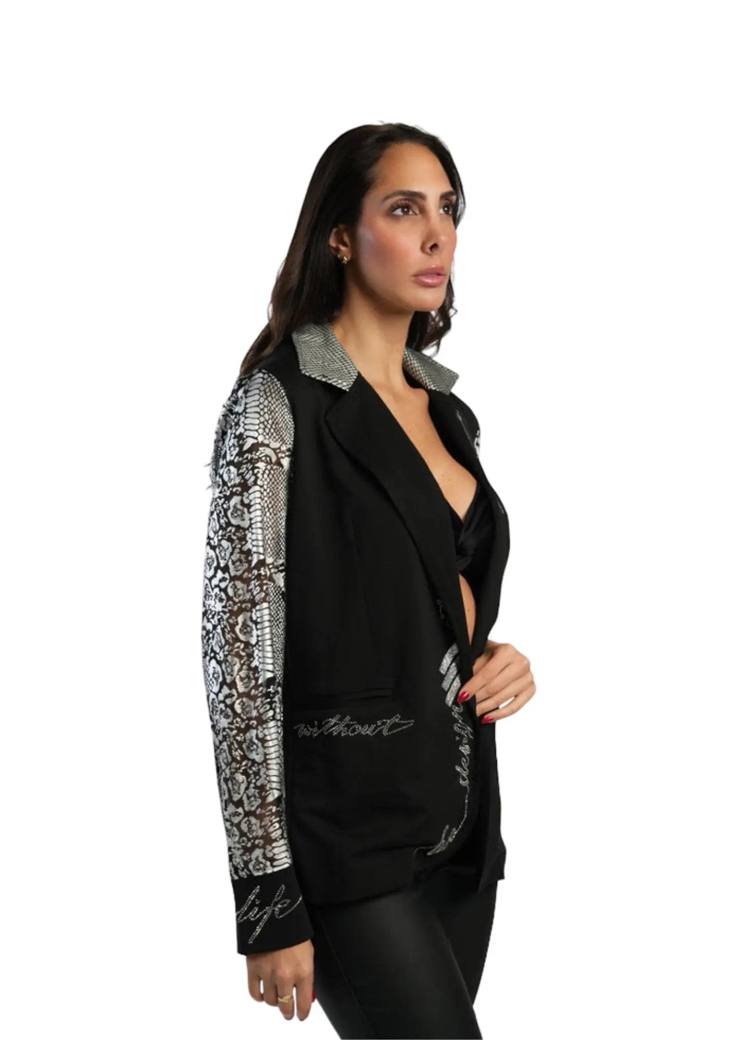 long sleeve blazer dress