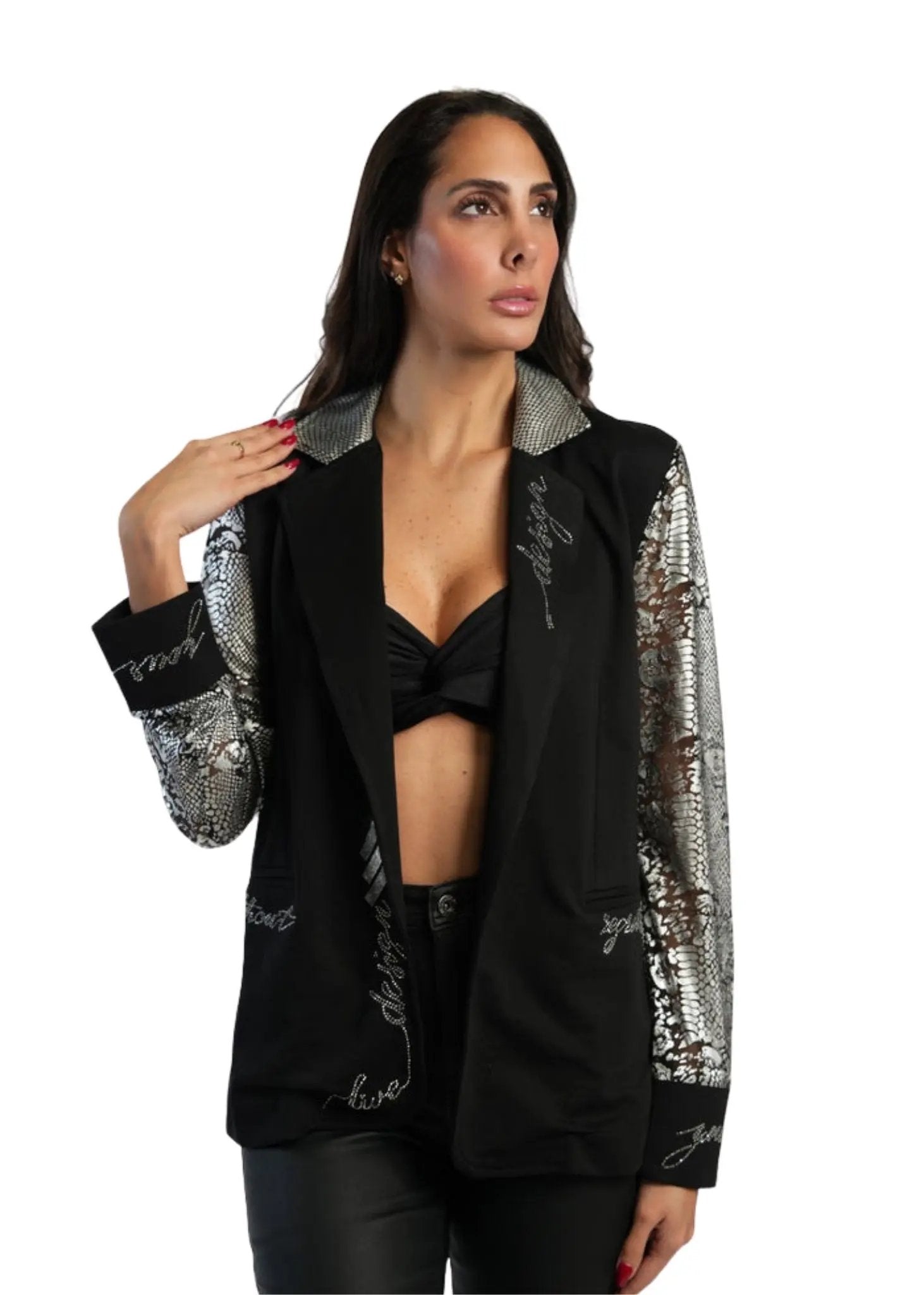 long sleeve blazer dress