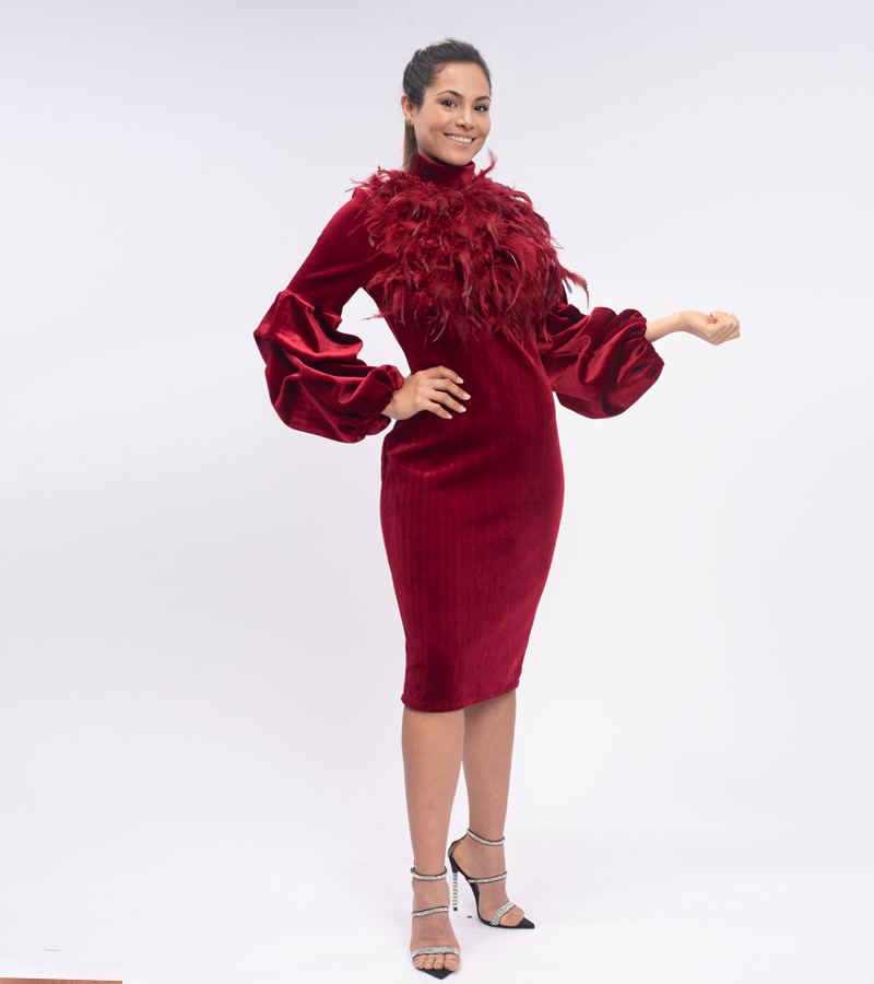 Glamorous Short Red Dress
