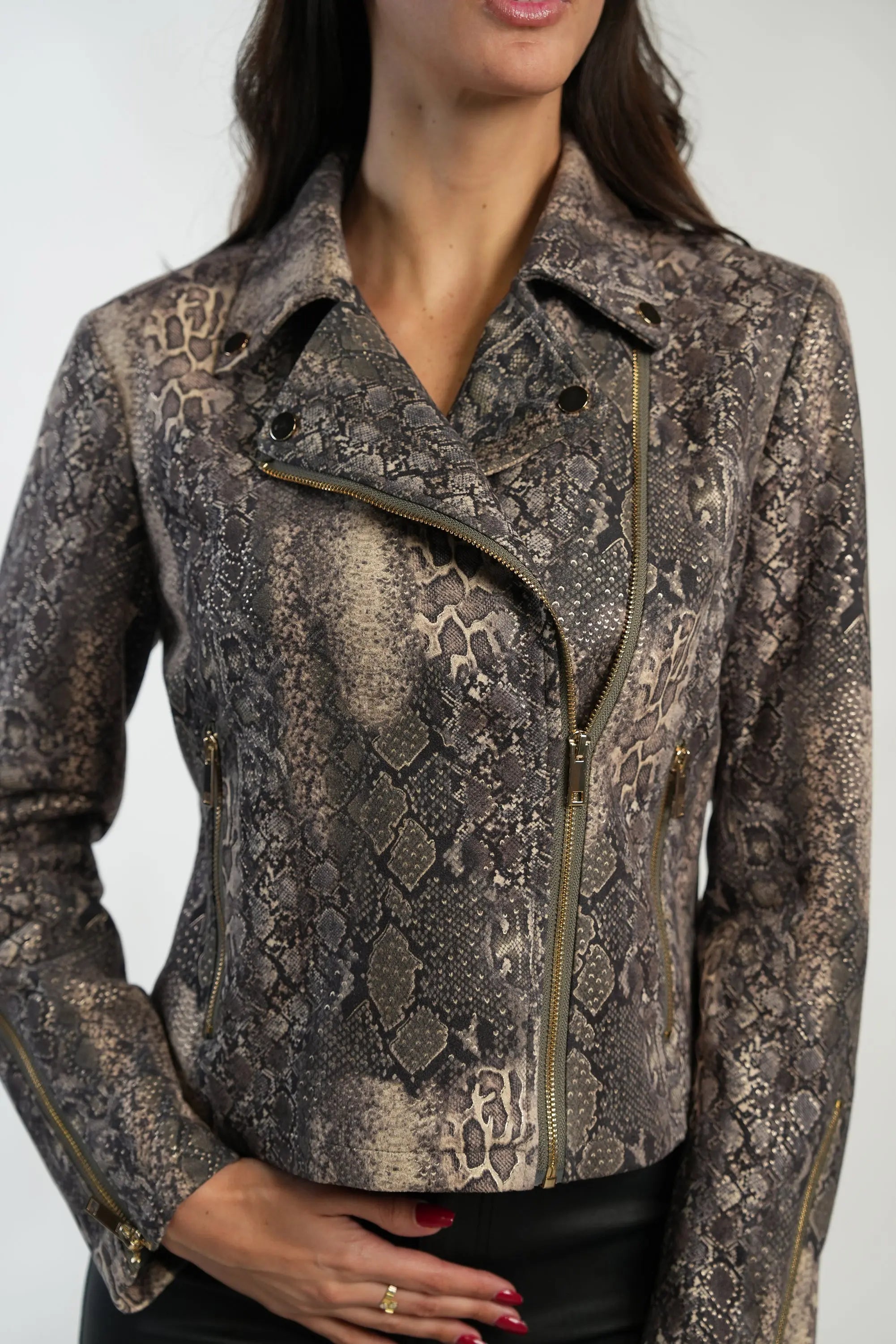 cross zip jacket