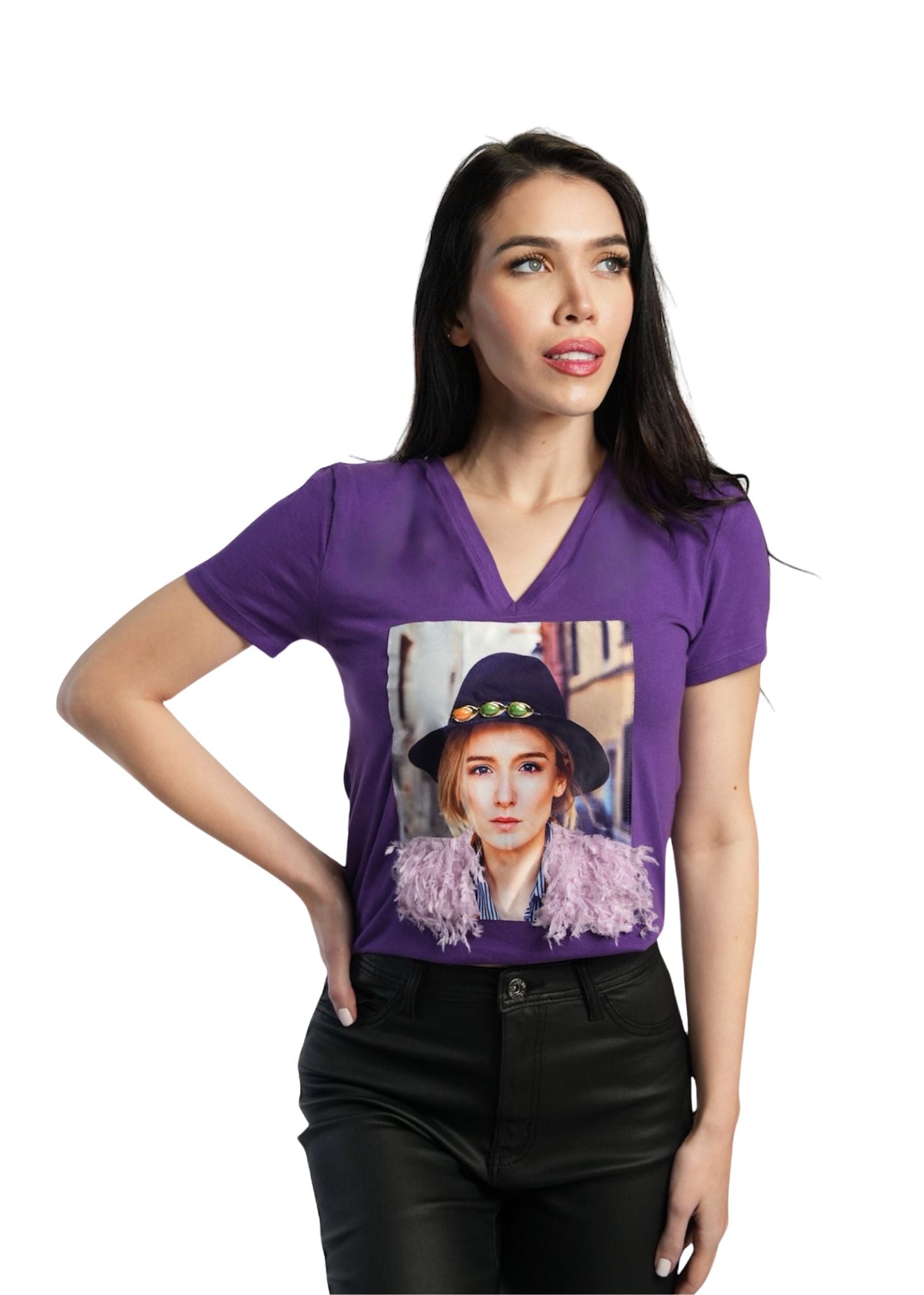 feathers tee