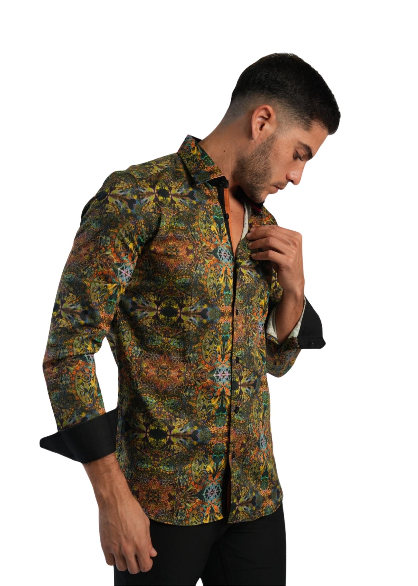 bronze color shirt