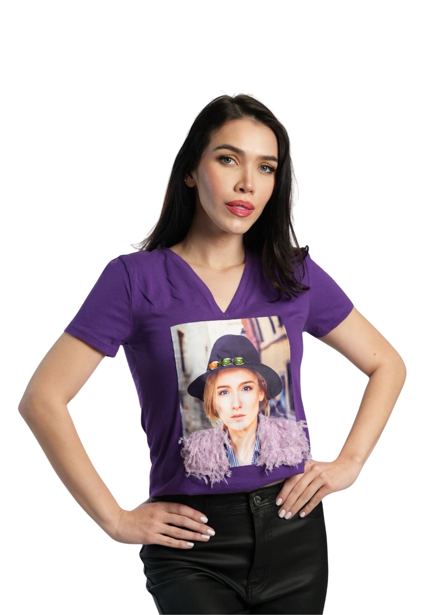 feathers tee