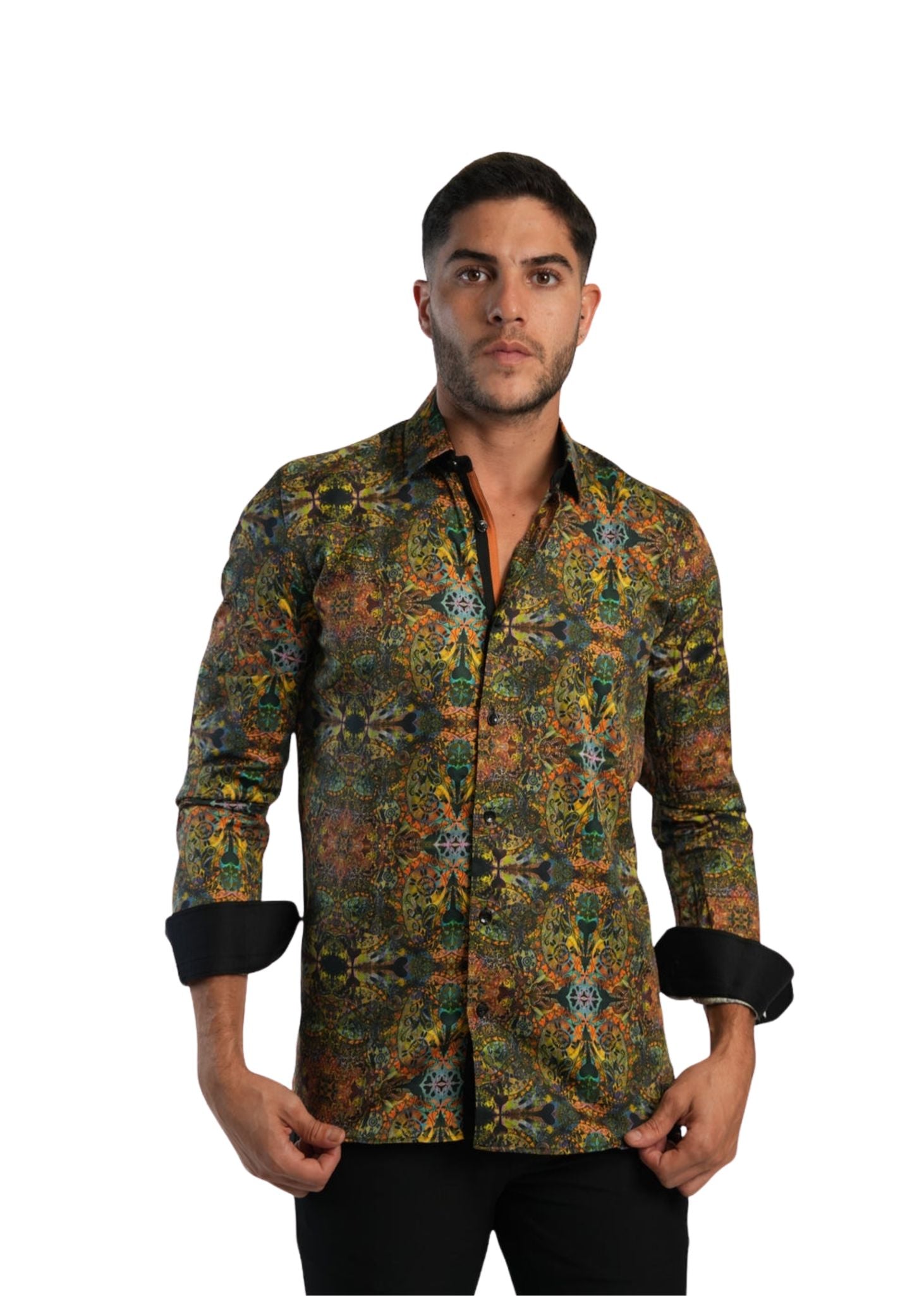 bronze color shirt