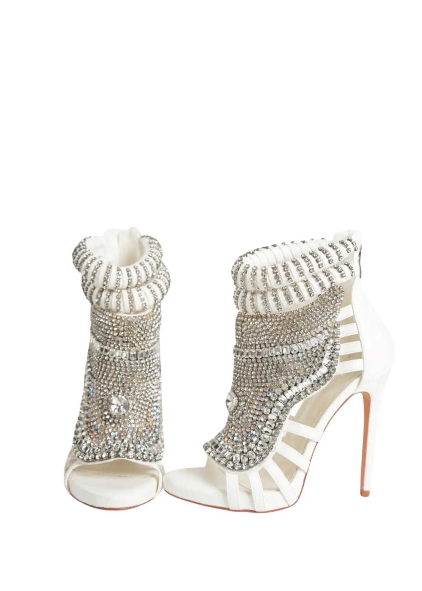 LA CAGE CRYSTAL ZIP HEEL Valiant Paris