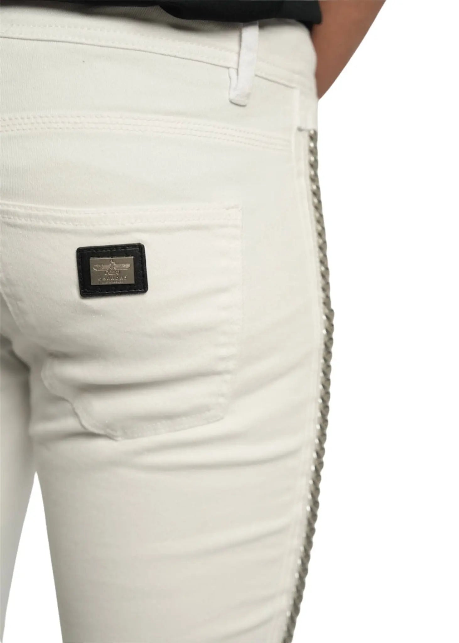 white jeans
