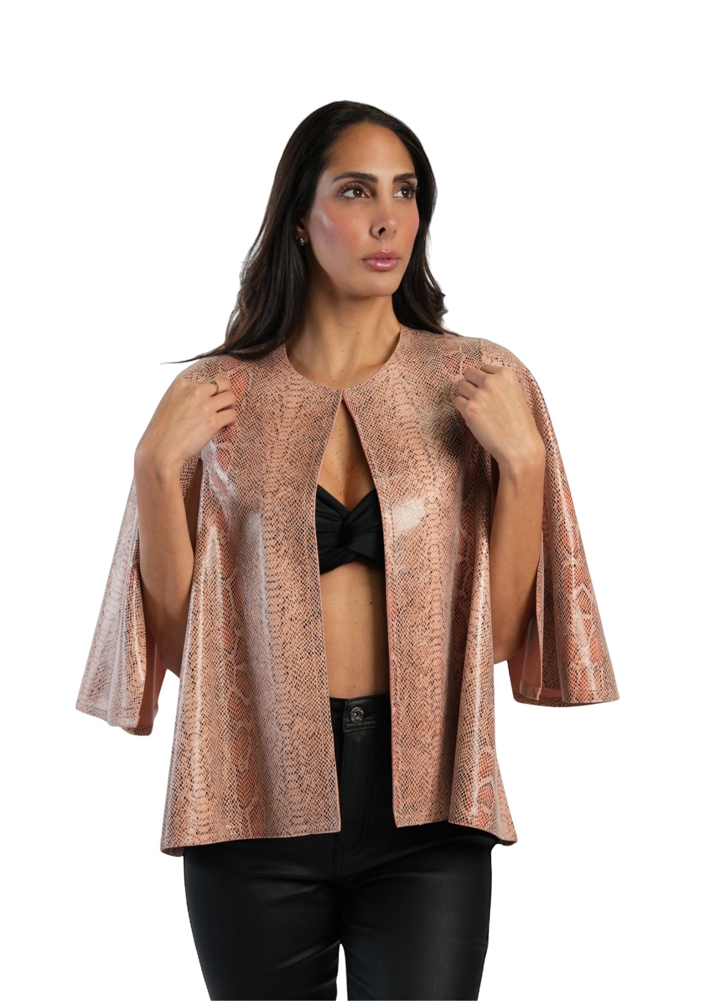 capelet jacket